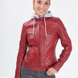 Silene + hood - Blouson cuir femme - Accueil