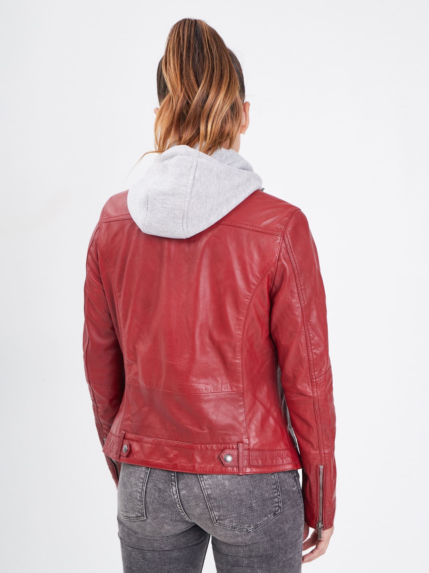 Silene + hood - Blouson cuir femme - Accueil