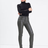 Dina - Pantalon cuir femme - Accueil