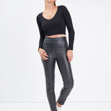 Suzana - Pantalon cuir femme - Accueil