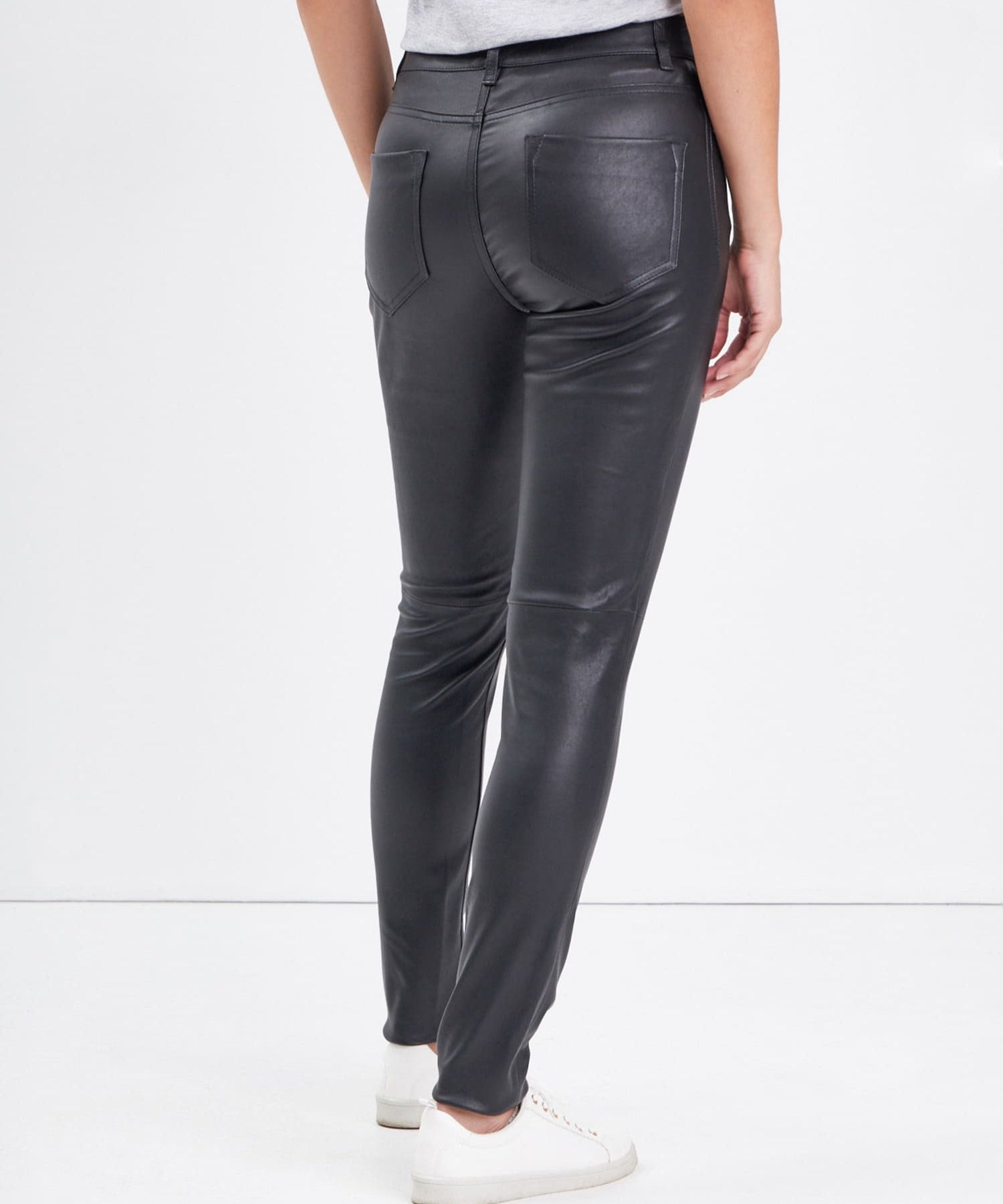 Jiny - Pantalon cuir femme - Accueil