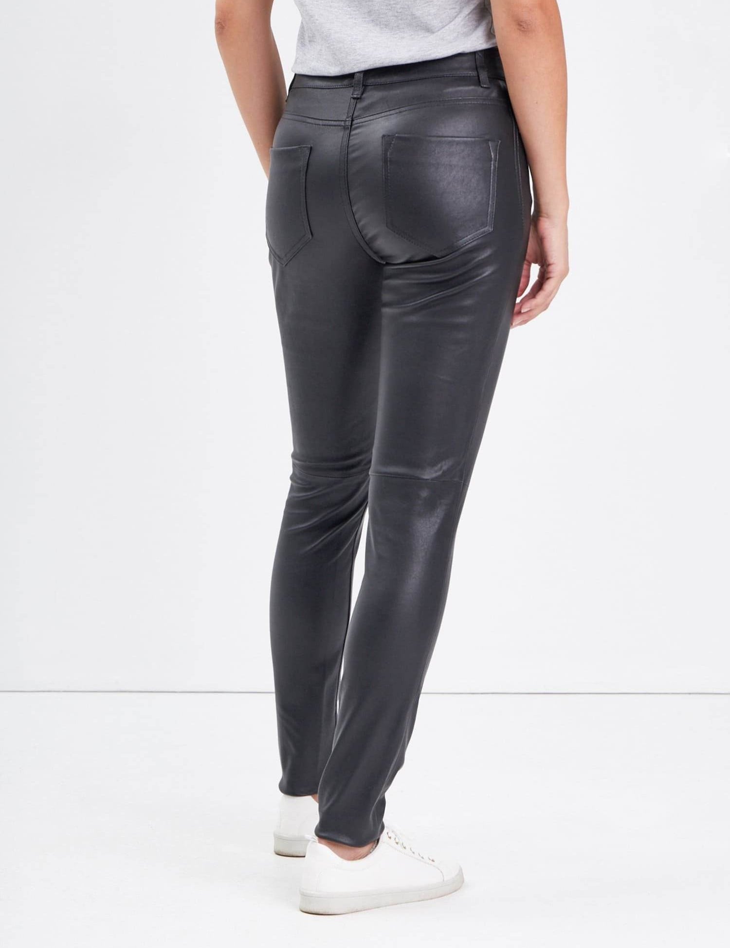 Jiny - Pantalon cuir femme - Accueil