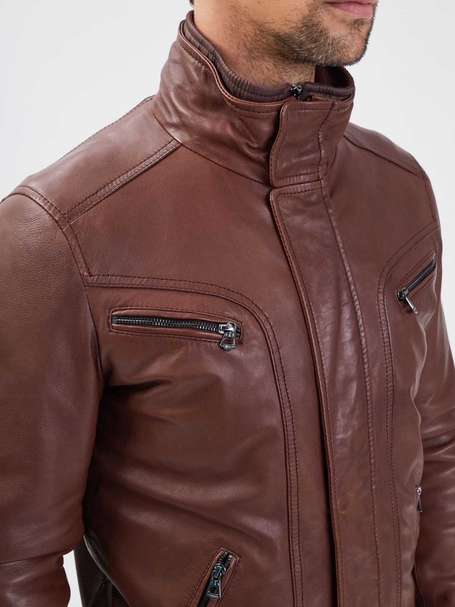 Falconero+ic - Blouson cuir homme - Homme