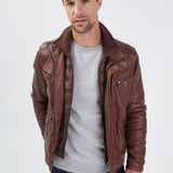 Falconero+ic - Blouson cuir homme - Homme