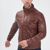 Falconero+ic - Blouson cuir homme - Homme