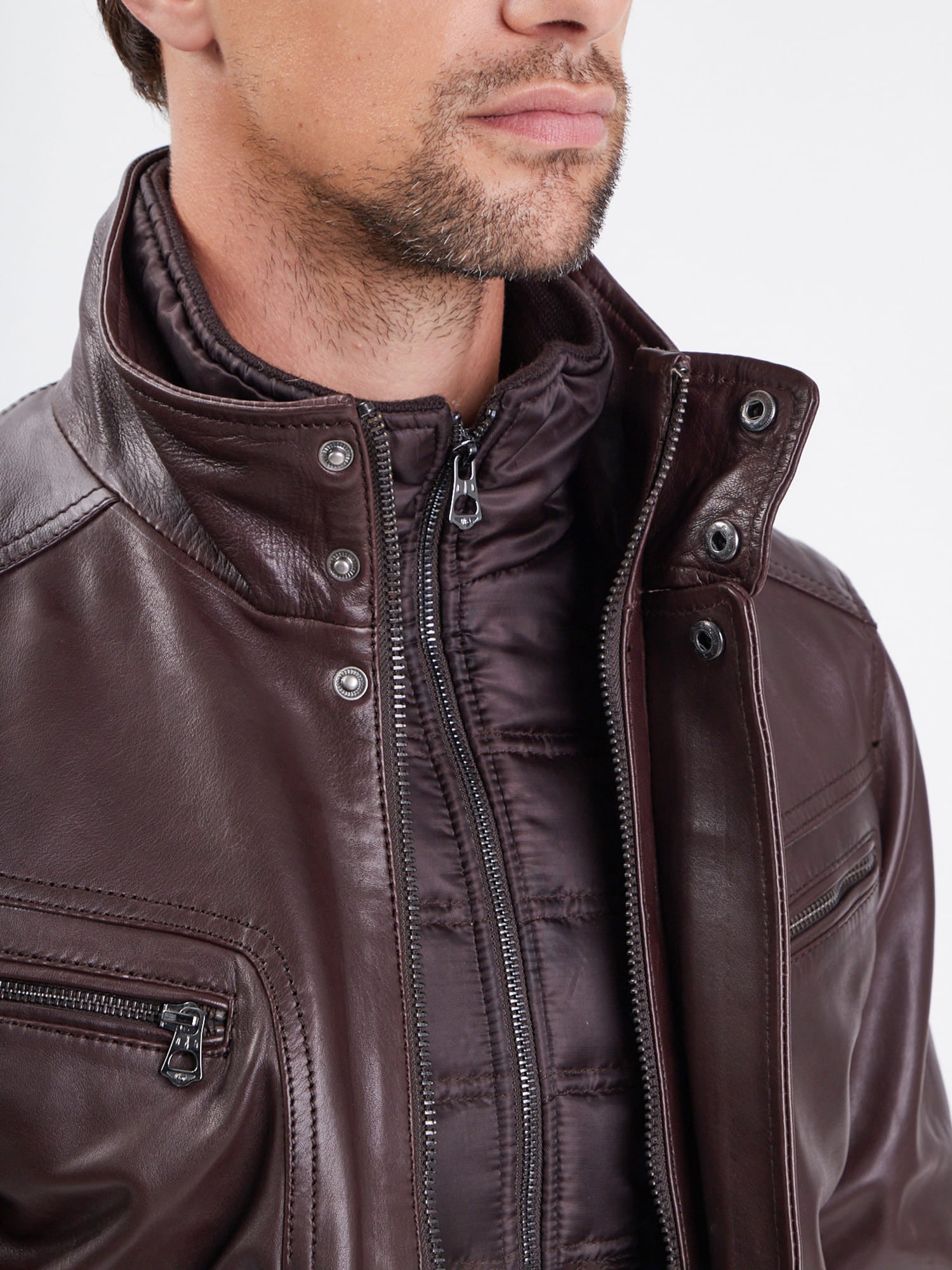 Falconero+ic - Blouson cuir homme - Homme