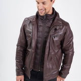 Falconero+ic - Blouson cuir homme - Homme