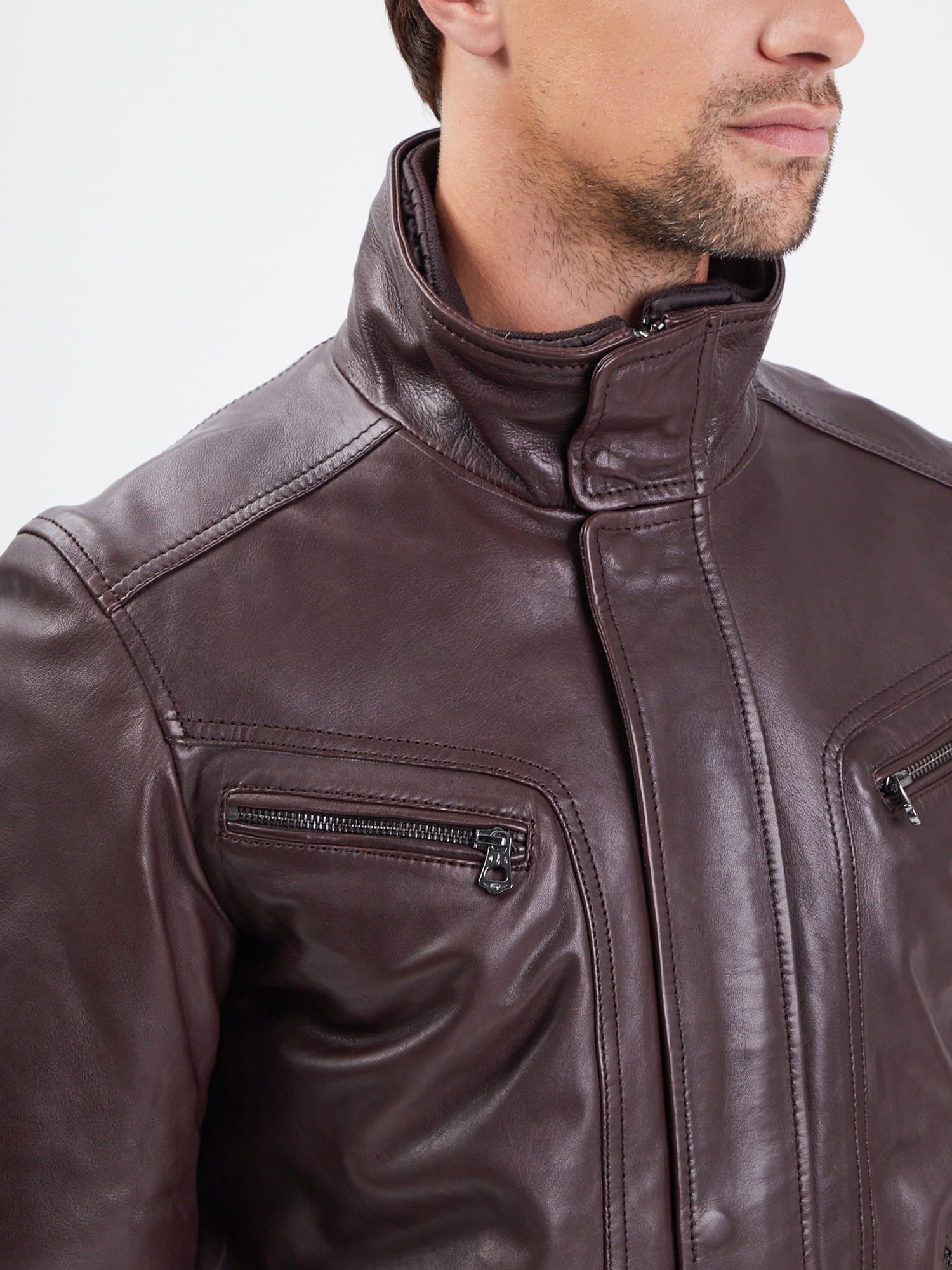 Falconero+ic - Blouson cuir homme - Homme