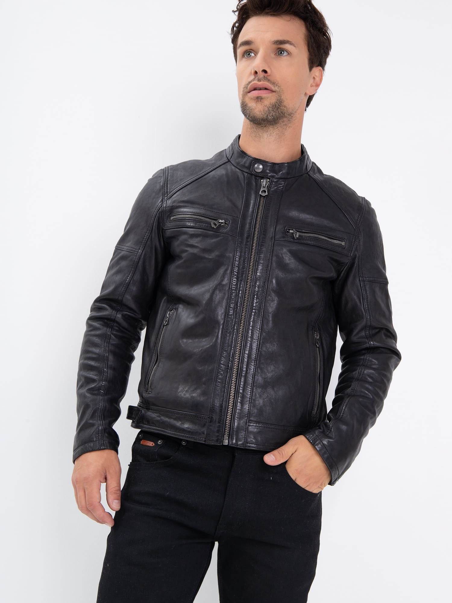 Collins Blouson cuir homme – Daytona 73