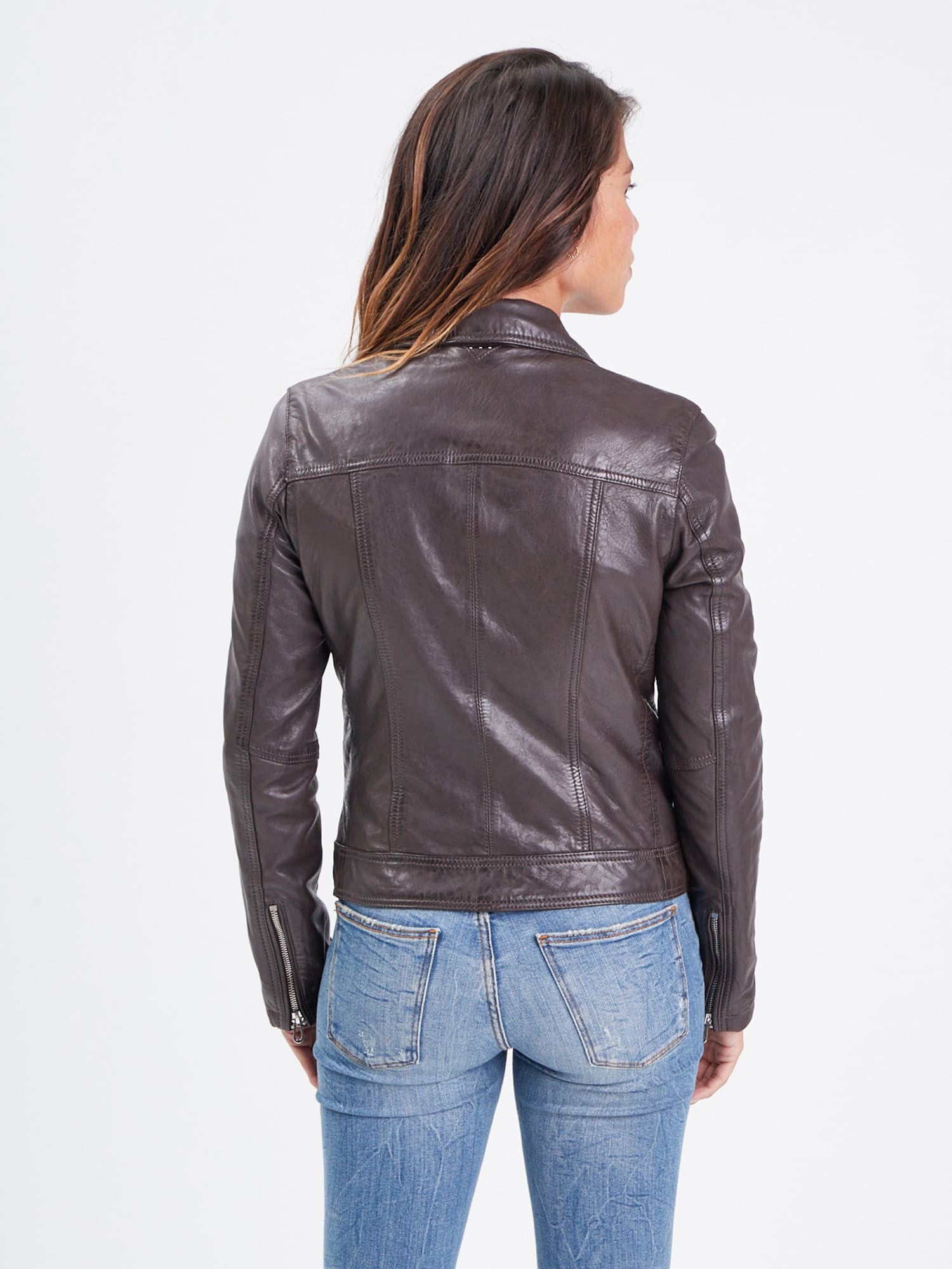 Panila - Blouson cuir femme - Accueil