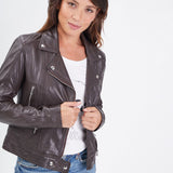 Panila - Blouson cuir femme - Accueil