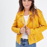 Panila - Blouson cuir femme - Accueil