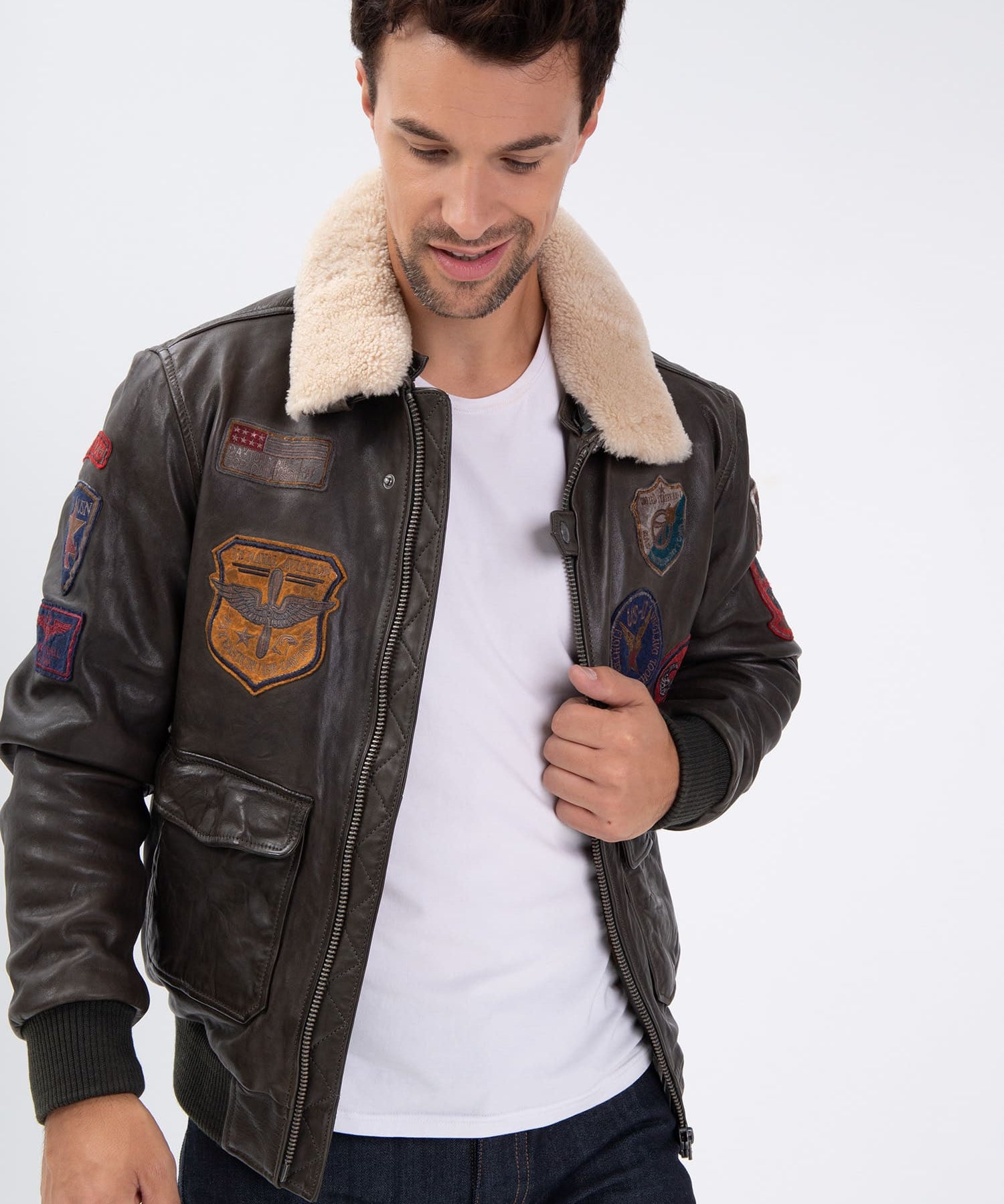 Mythic - Blouson cuir homme - Homme