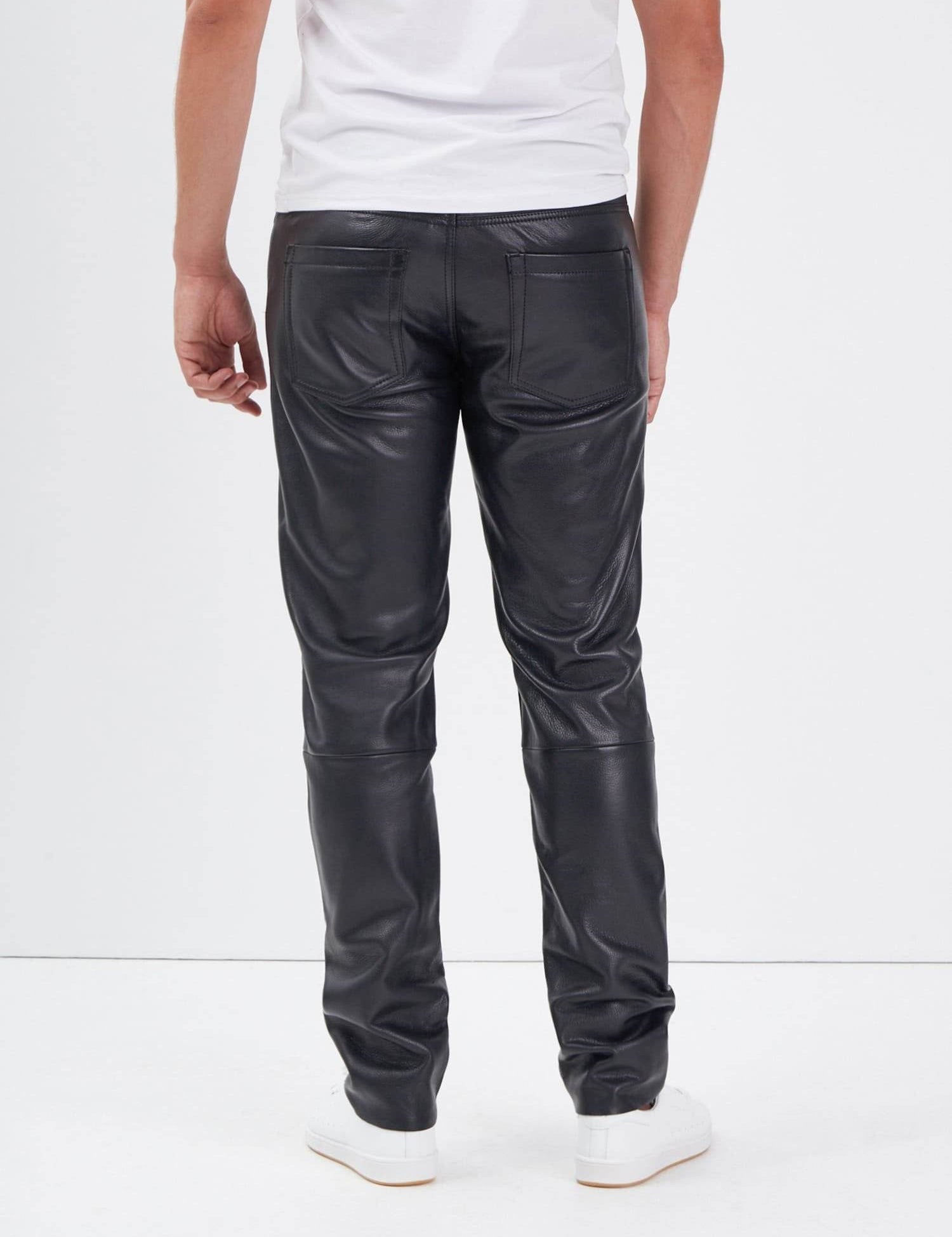 Booling pant r/milled - Pantalon cuir homme - Accueil