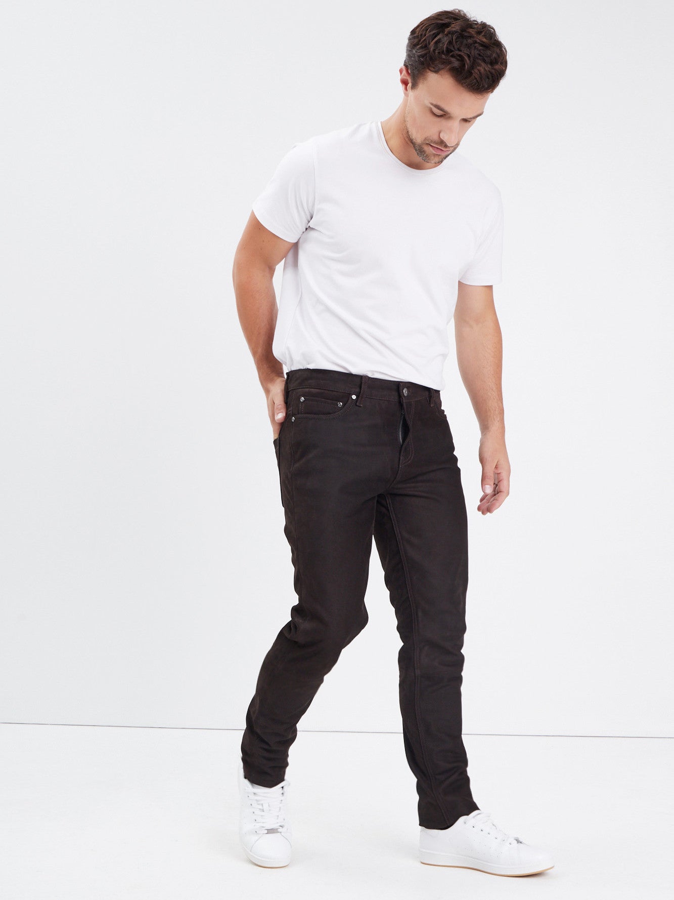 Booling pant madison - Pantalon cuir homme - Accueil