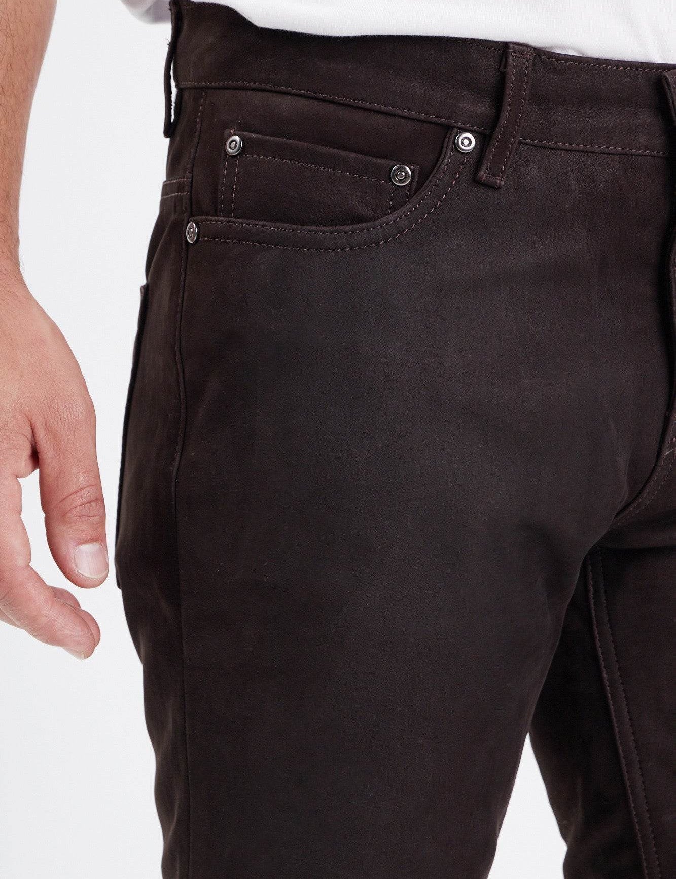 Booling pant madison - Pantalon cuir homme - Accueil