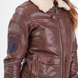 Air pilot - Blouson cuir femme - Femme