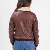 Air pilot - Blouson cuir femme - Femme