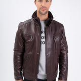 Falconero+ic - Blouson cuir homme - Homme