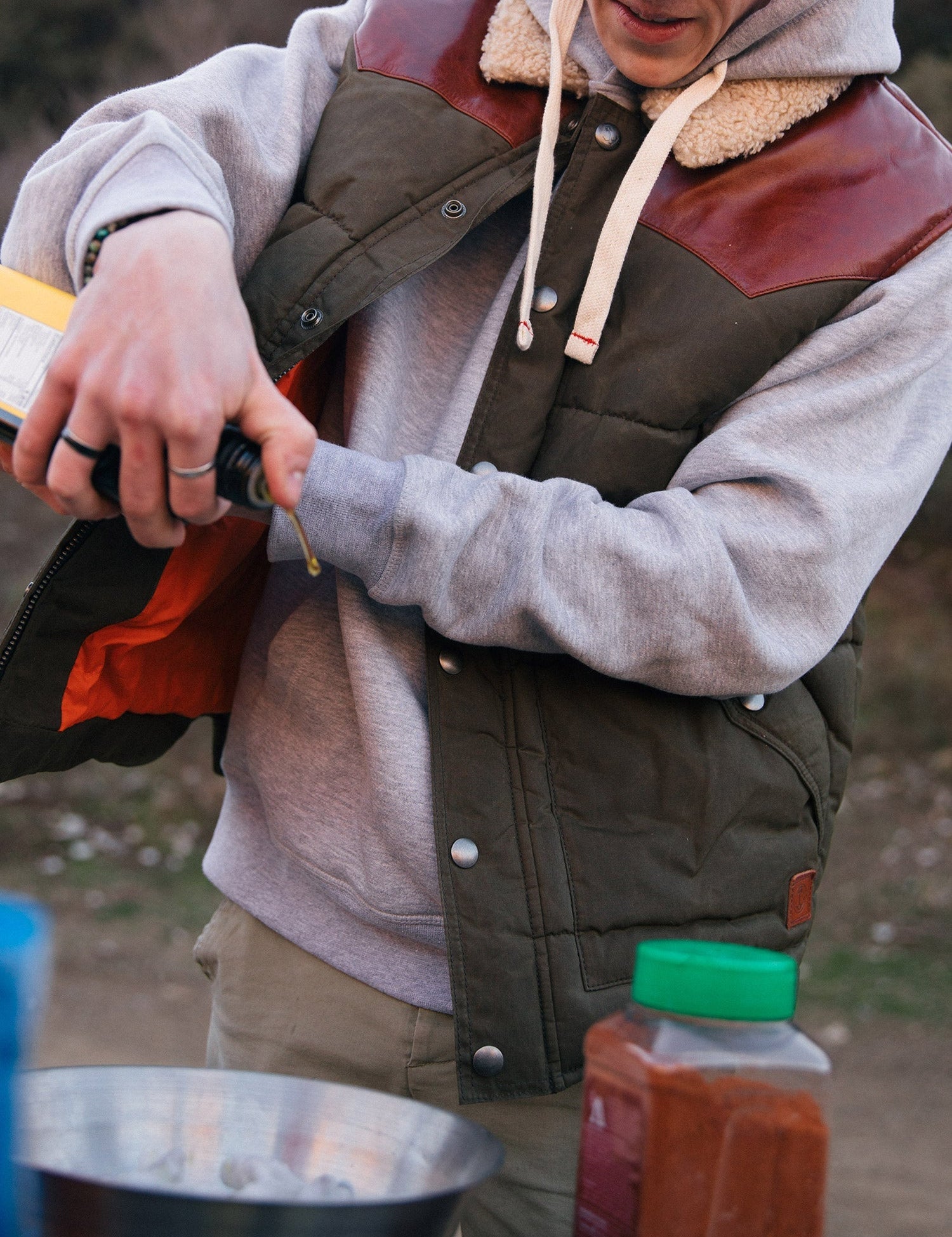 Basin - Gilet textile homme - Iron and Resin