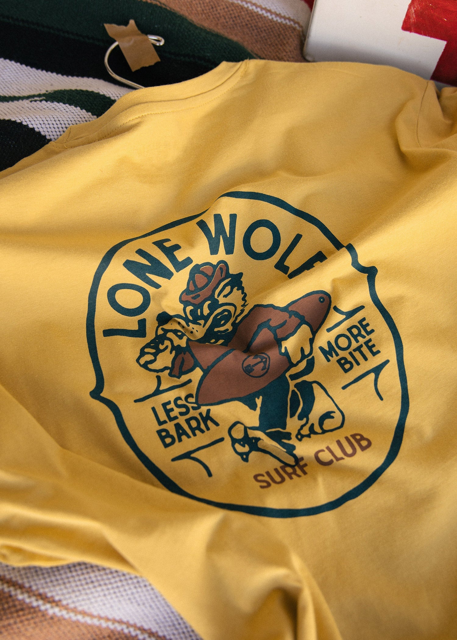 Lone wolf - T-shirt textile homme - IRON & RESIN