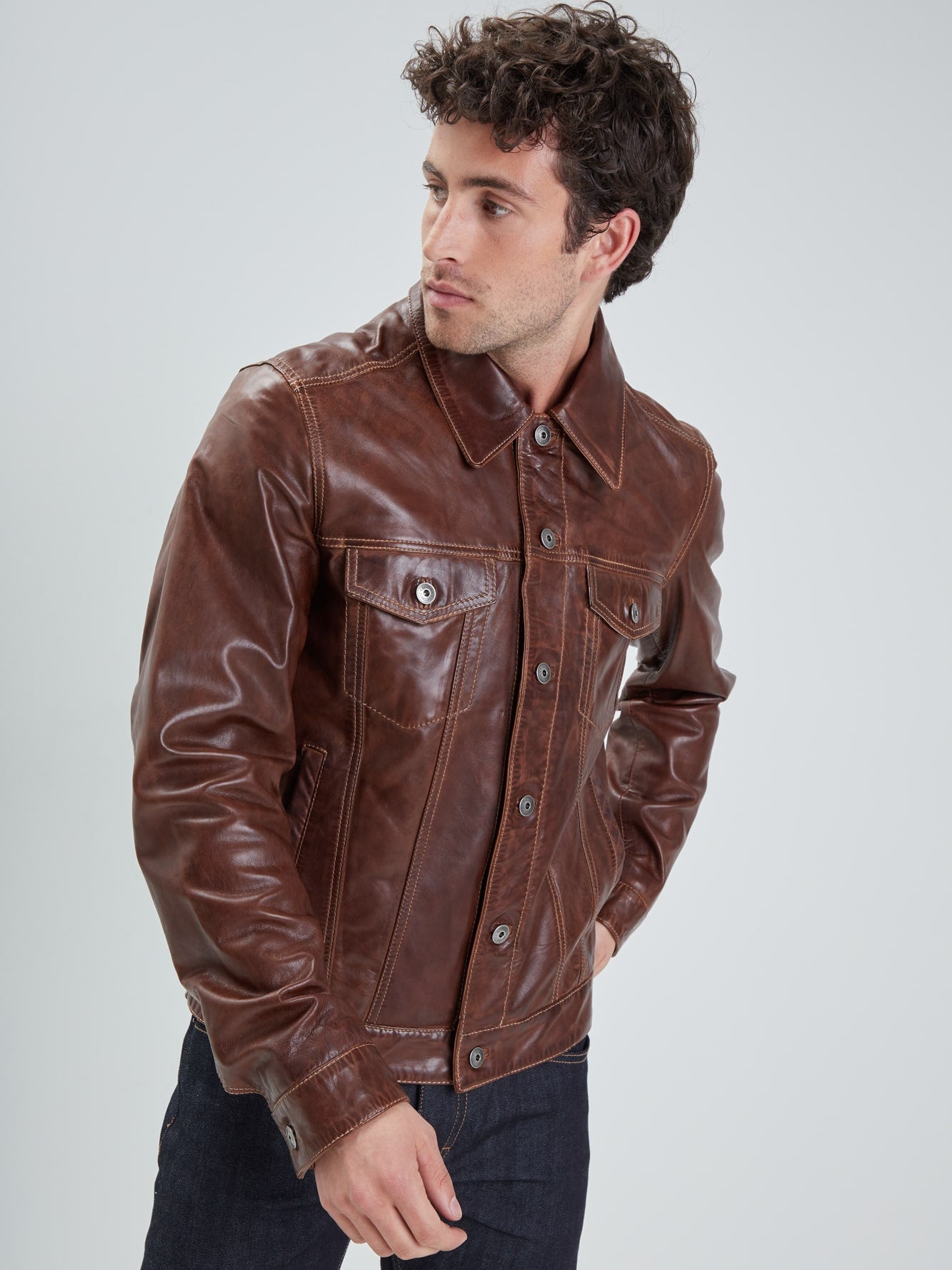 Baker - Blouson cuir homme - Accueil