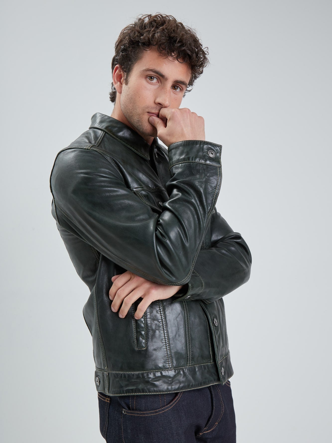 Baker - Blouson cuir homme - Accueil