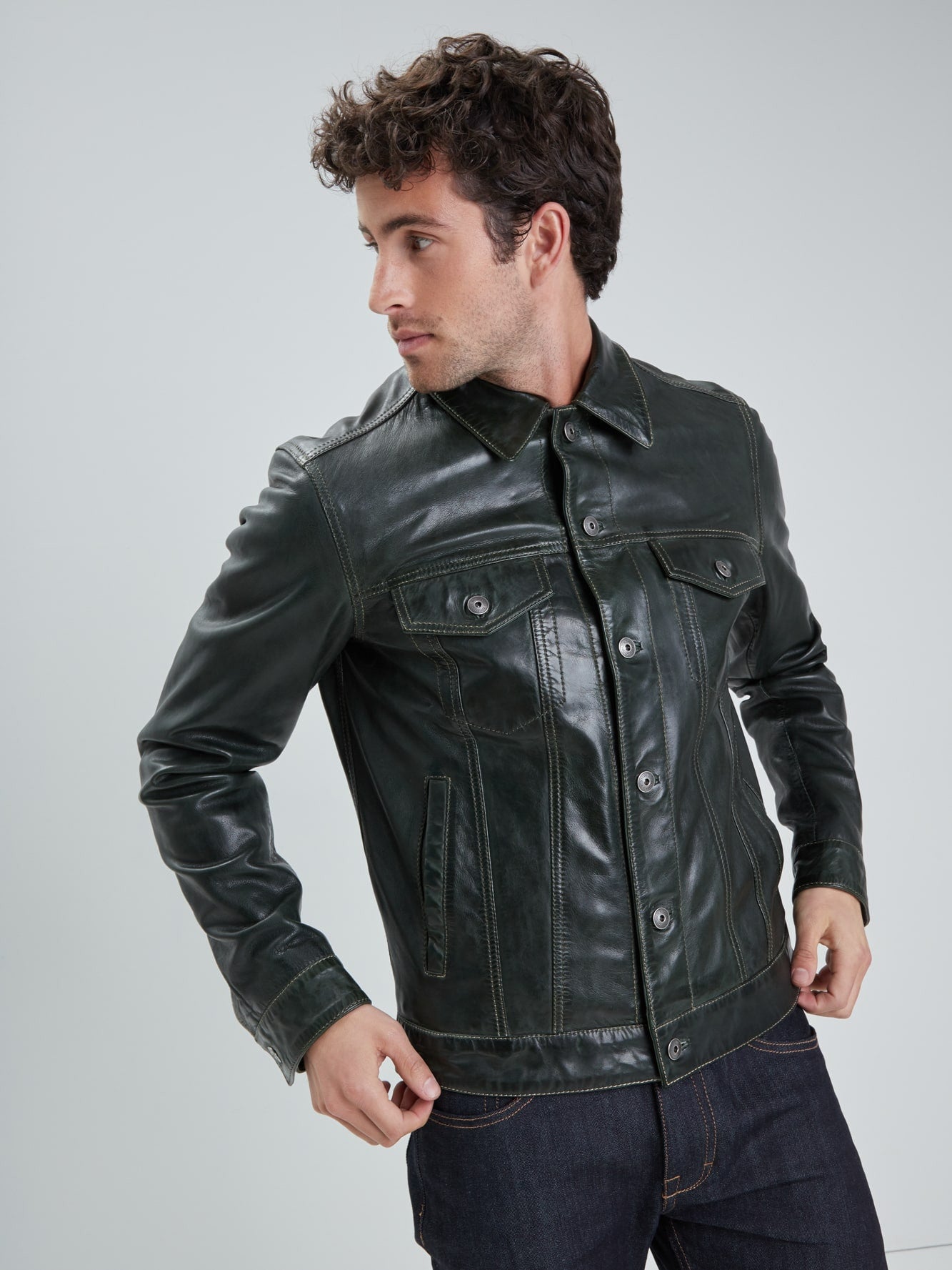 Baker - Blouson cuir homme - Accueil