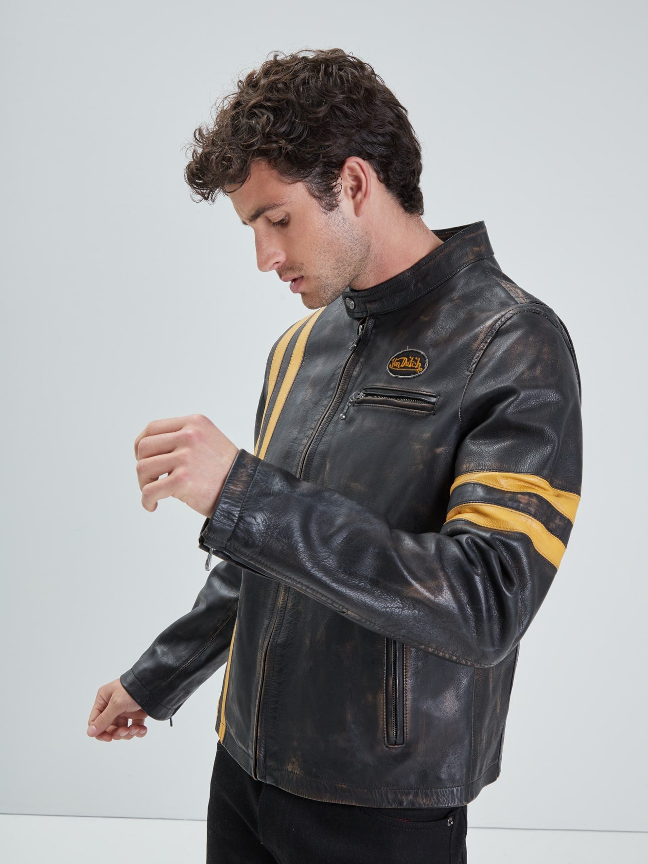 Montana von - Blouson cuir homme - Homme