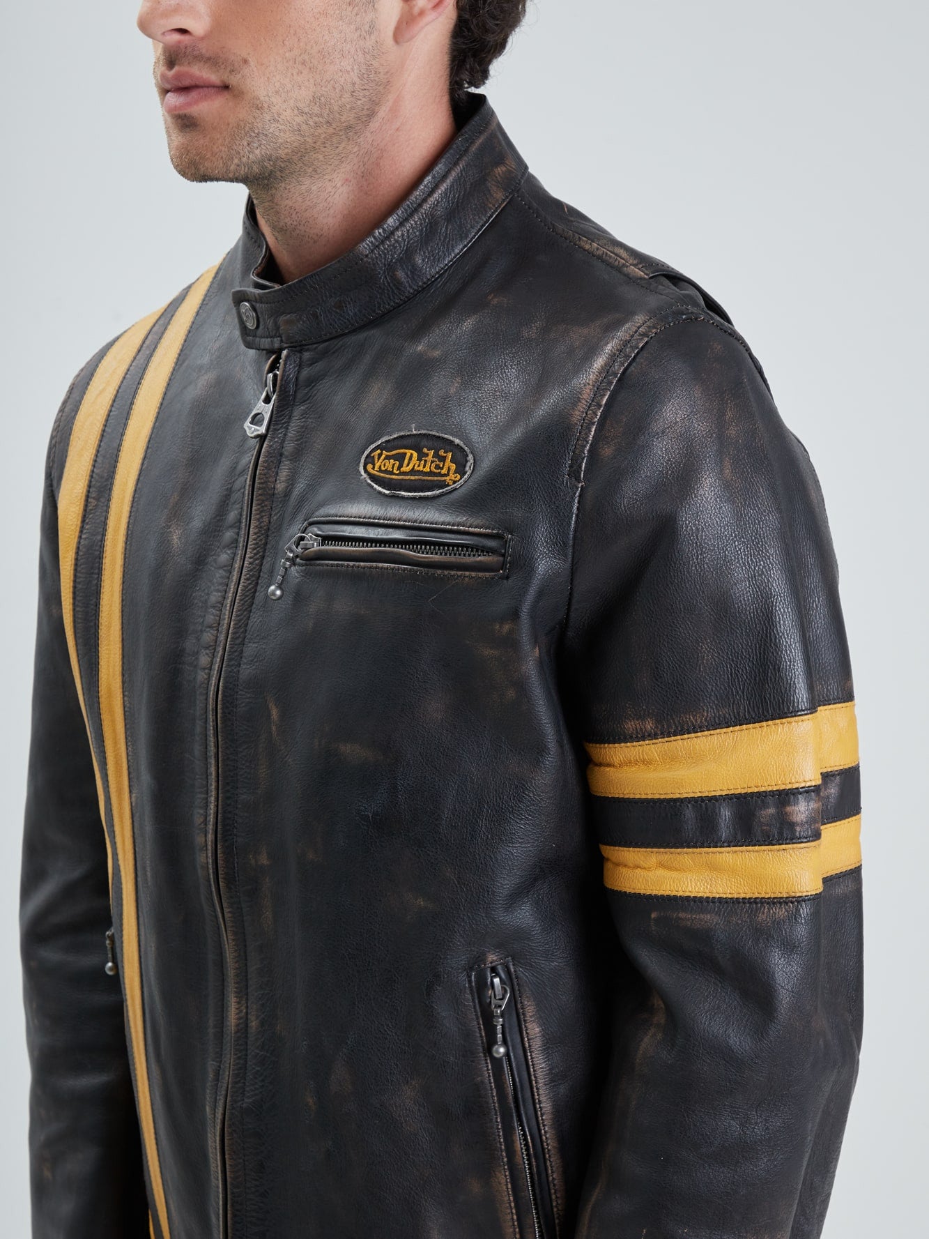 Blouson deals cuir wolverine