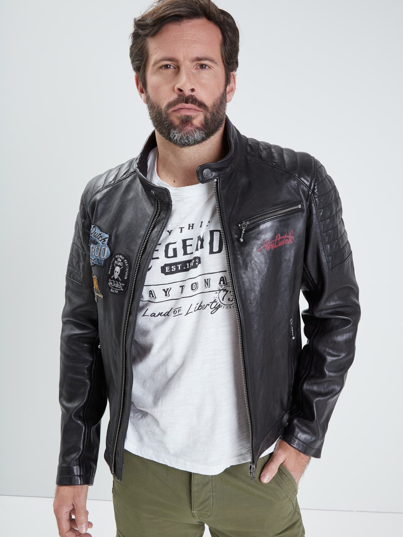 Bik von - Blouson cuir homme - Accueil