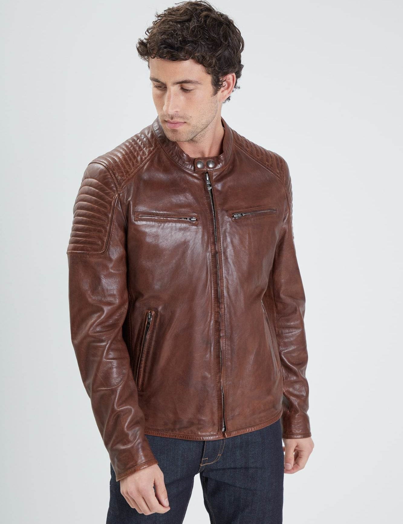 Stirling - Blouson cuir homme - Homme