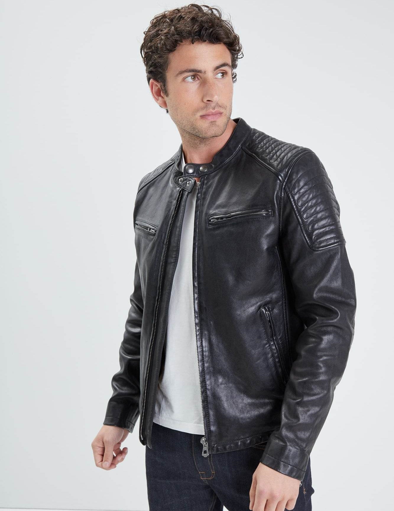 Stirling - Blouson cuir homme - Homme
