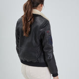 Air pilot - Blouson cuir femme - Femme