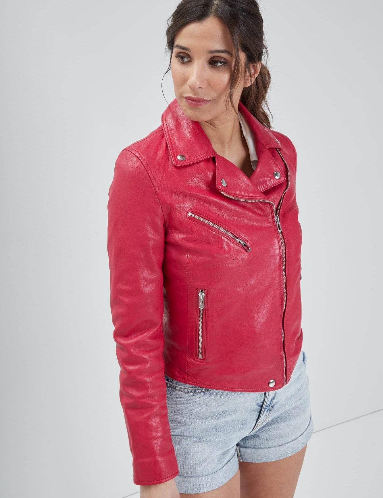 Olympe - Perfecto cuir femme - Femme