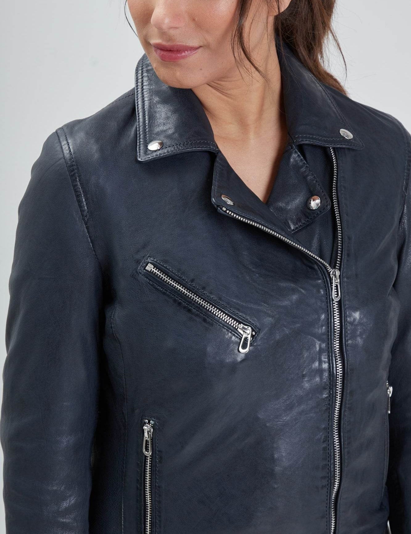 Olympe - Perfecto cuir femme - Femme