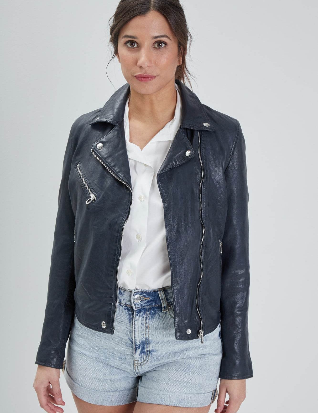 Olympe - Perfecto cuir femme - Femme
