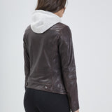 Silene + hood - Blouson cuir femme - Accueil