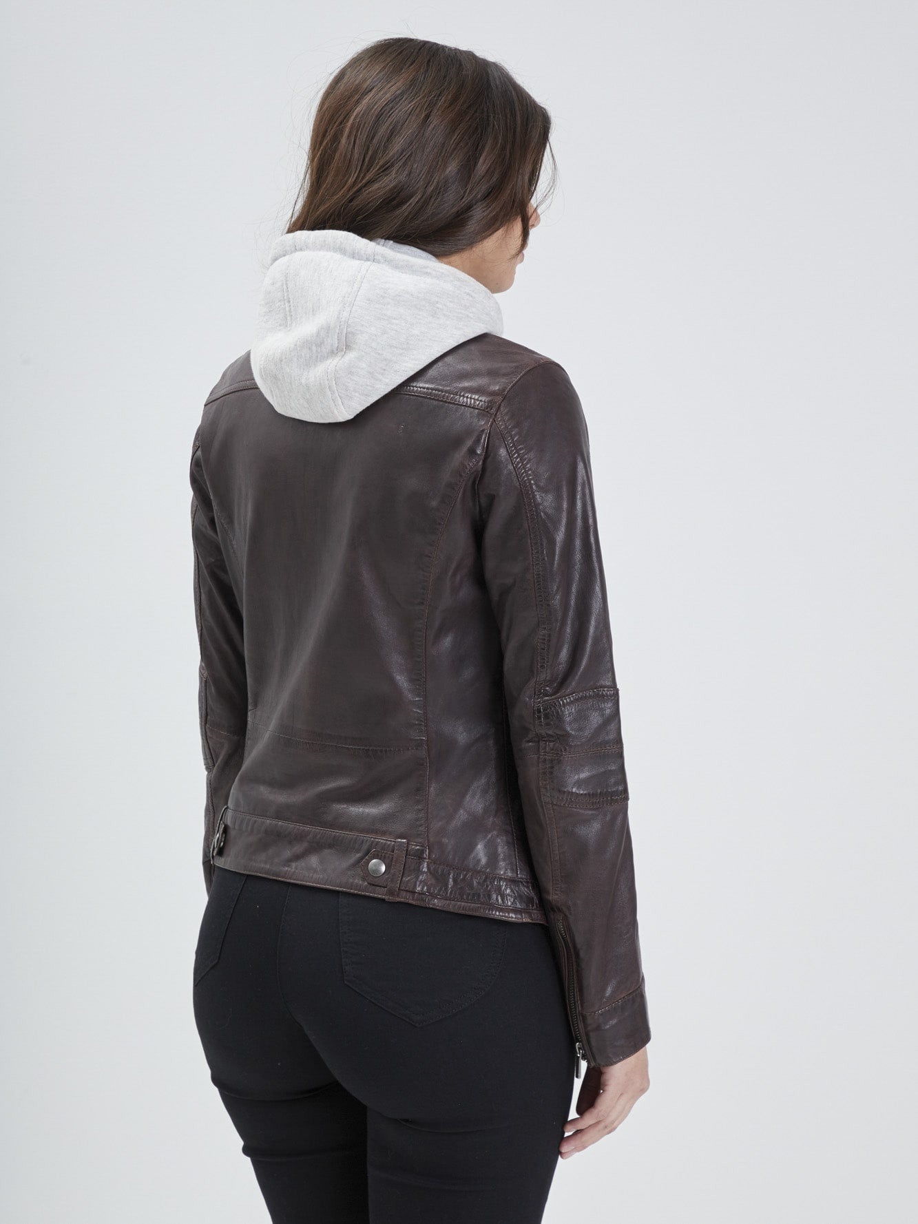 Silene + hood - Blouson cuir femme - Accueil