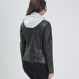 Silene + hood - Blouson cuir femme - Accueil