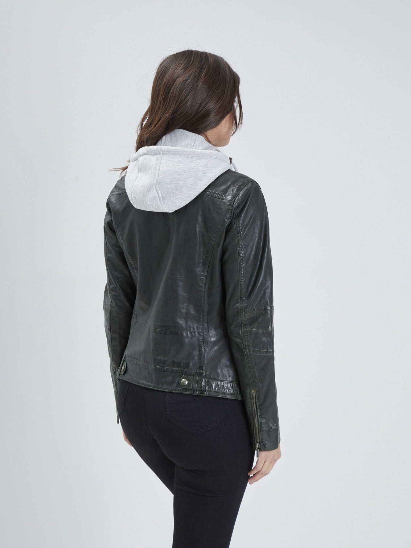 Silene + hood - Blouson cuir femme - Accueil