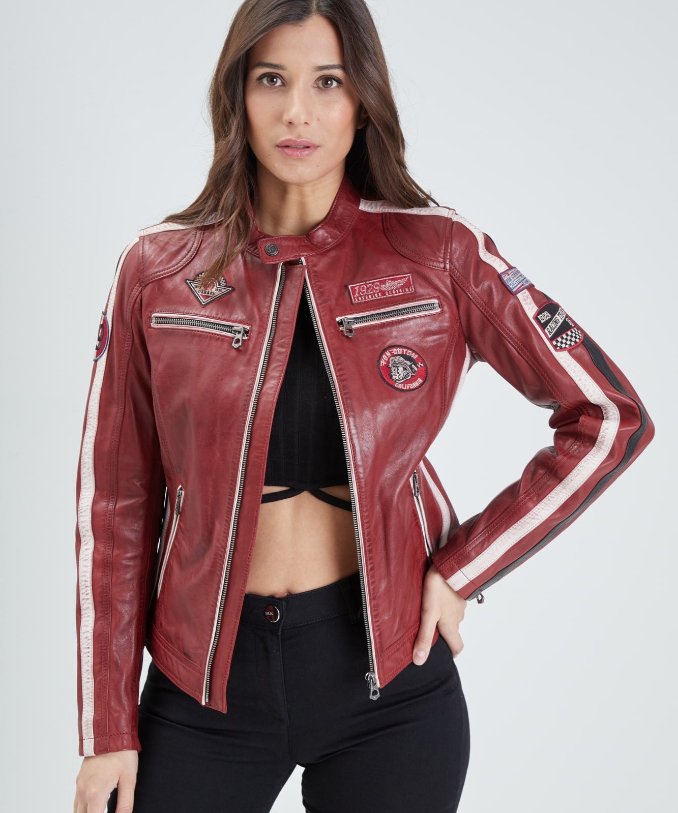 Ola von - Blouson cuir femme - Accueil