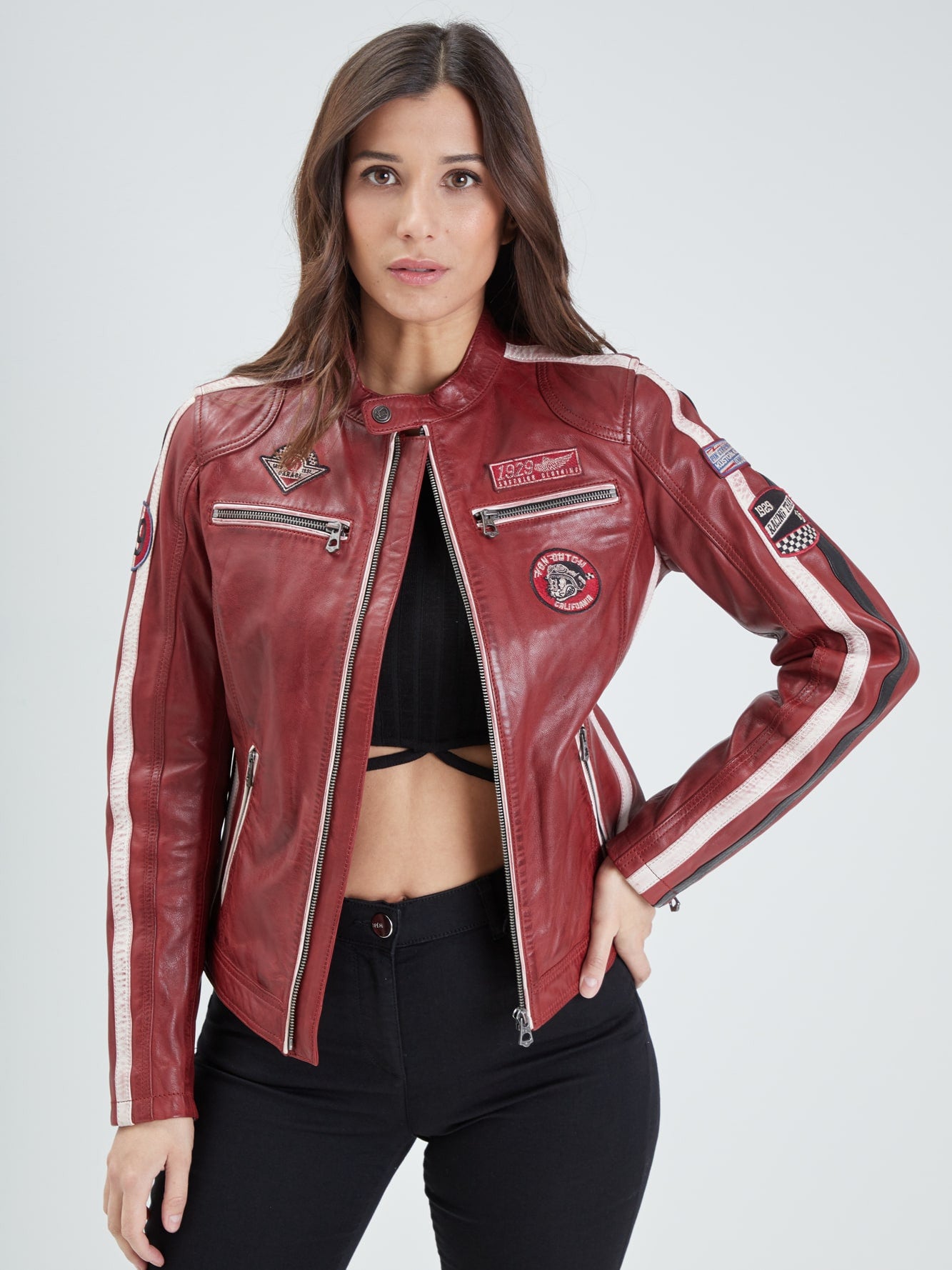 Ola von - Blouson cuir femme - Accueil