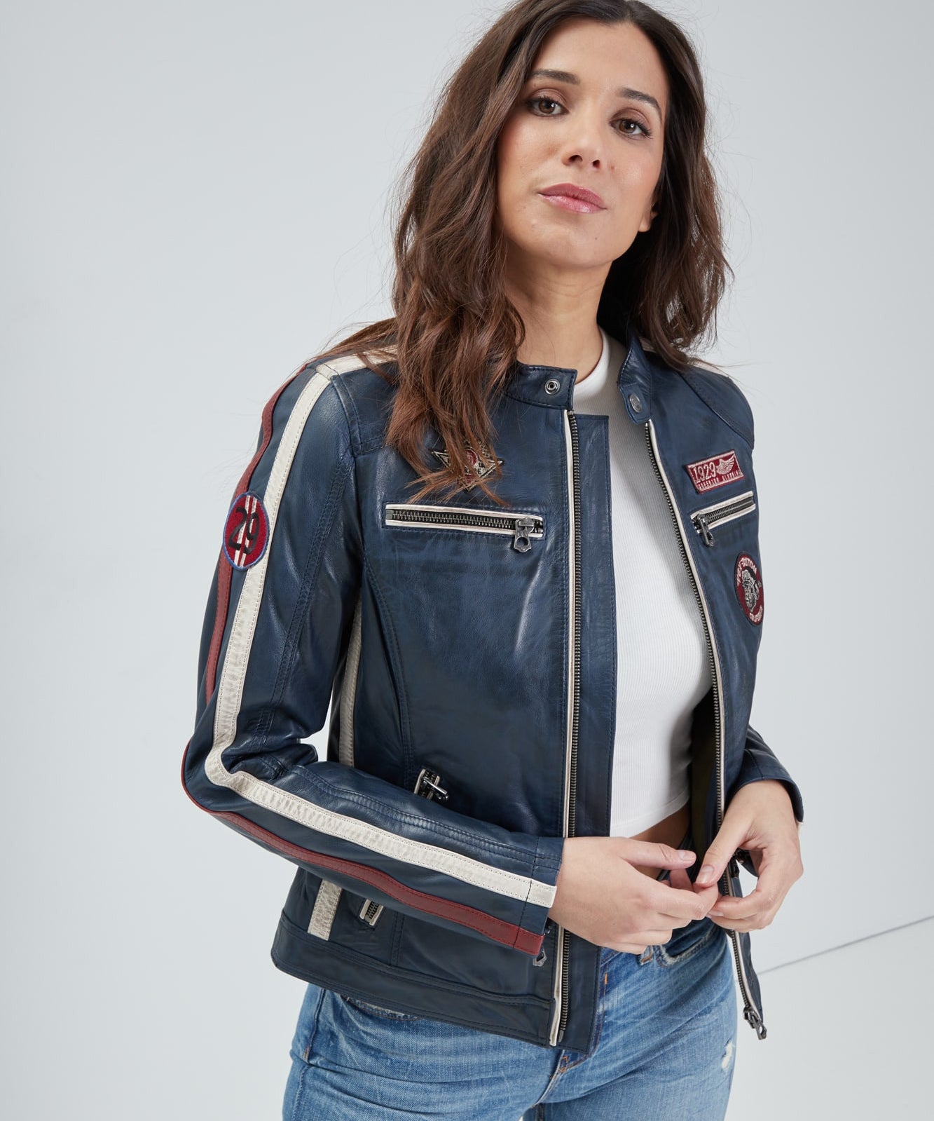 Ola von - Blouson cuir femme - Accueil