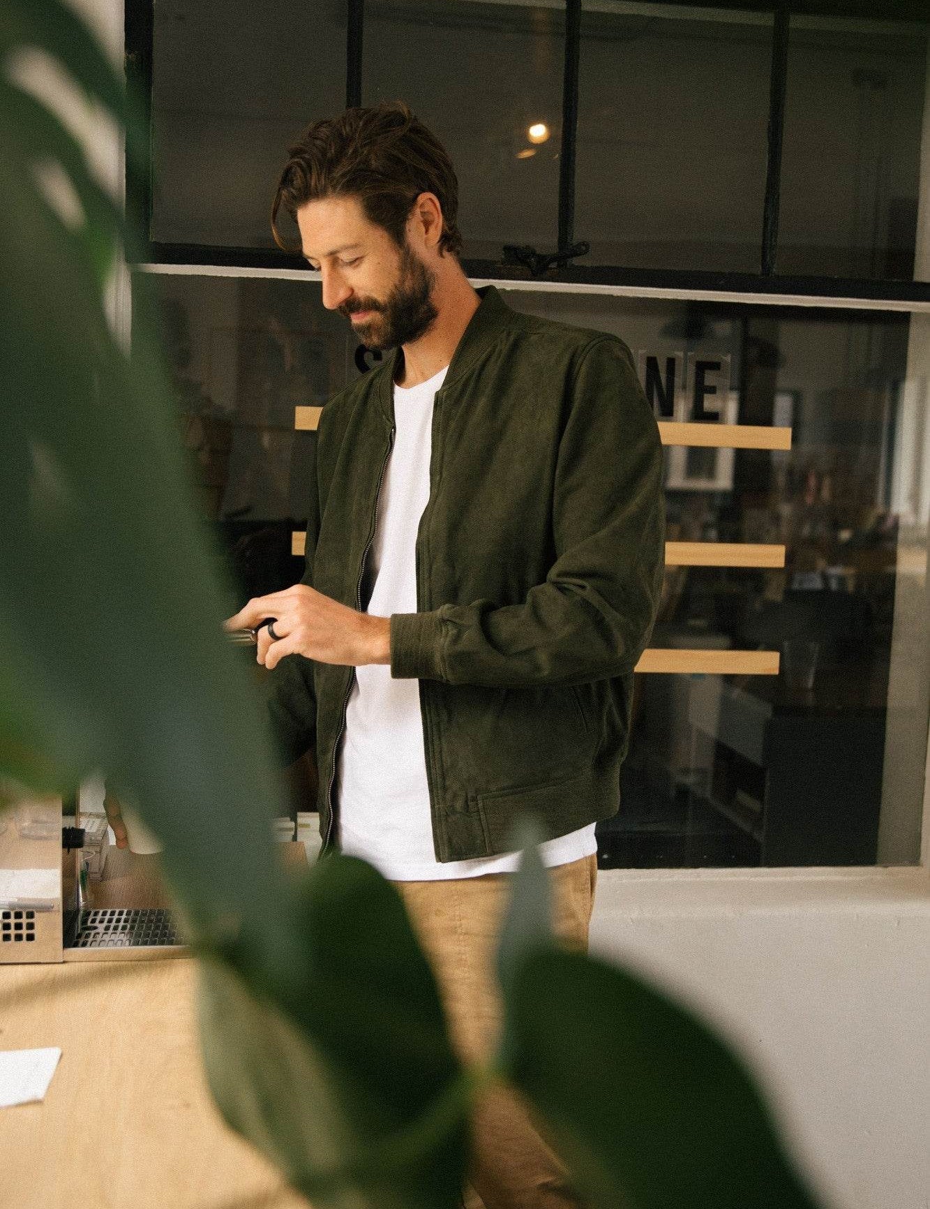 Bomber - Blouson cuir homme - Produits a traiter