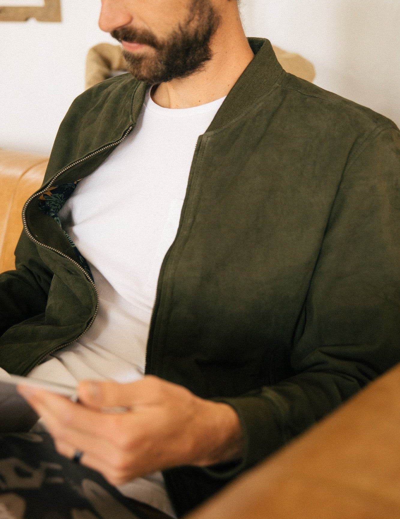 Bomber - Blouson cuir homme - Produits a traiter