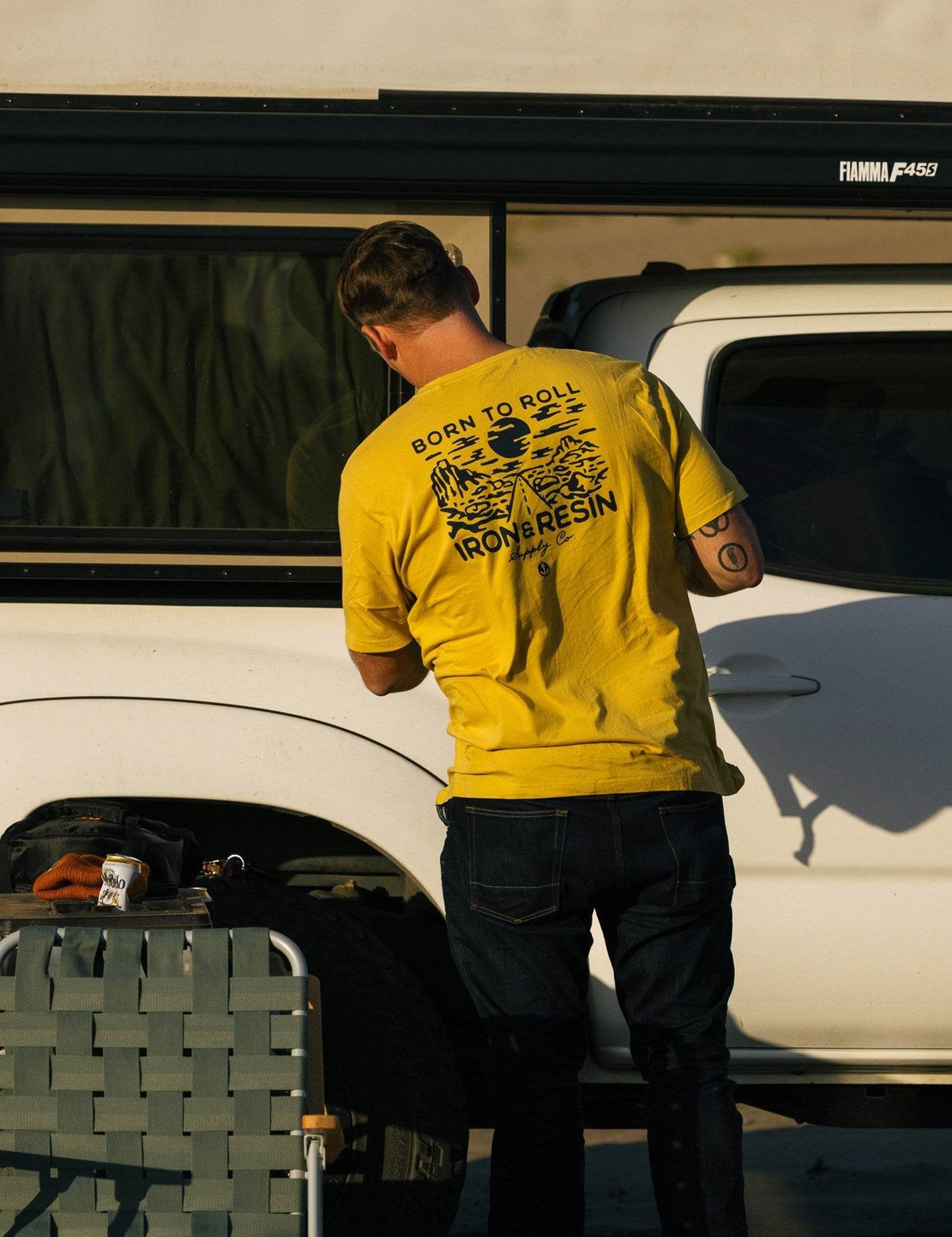Born to roll - T-shirt homme homme - IRON & RESIN
