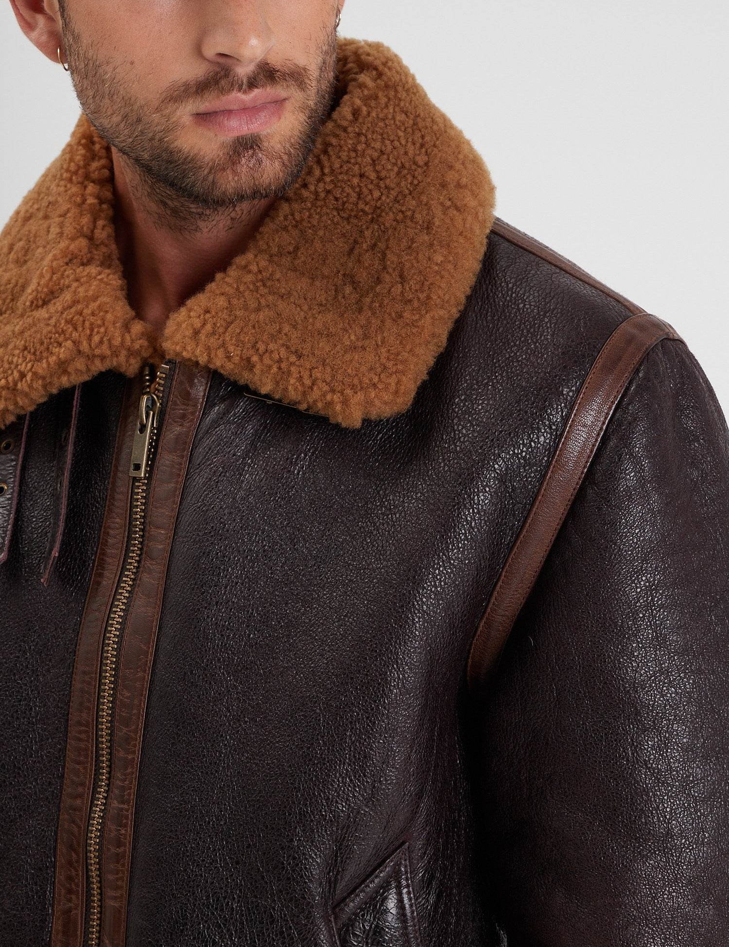 Bombardier dfh - Blouson cuir homme - Homme