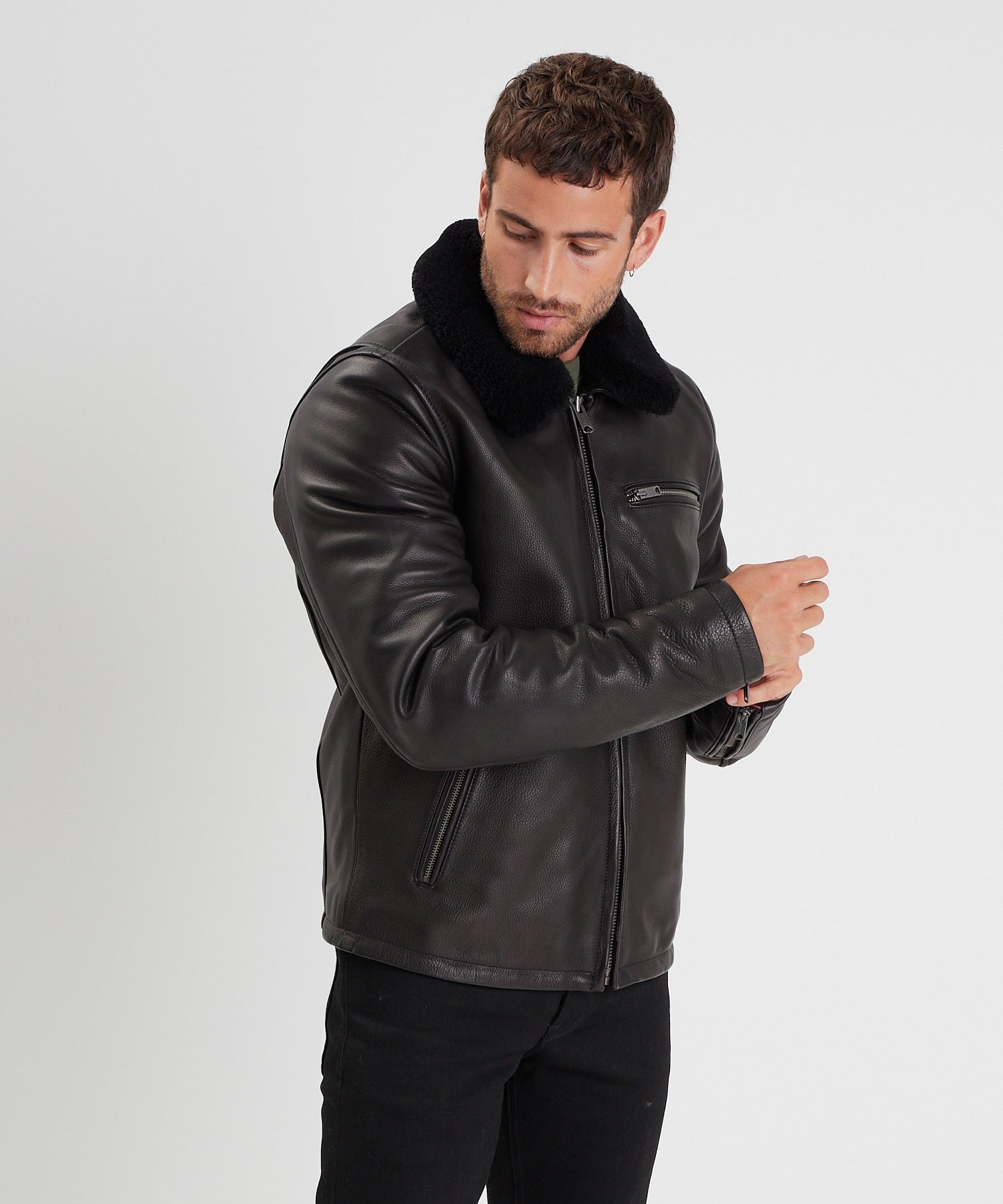 Asphalt - Blouson cuir homme - Accueil