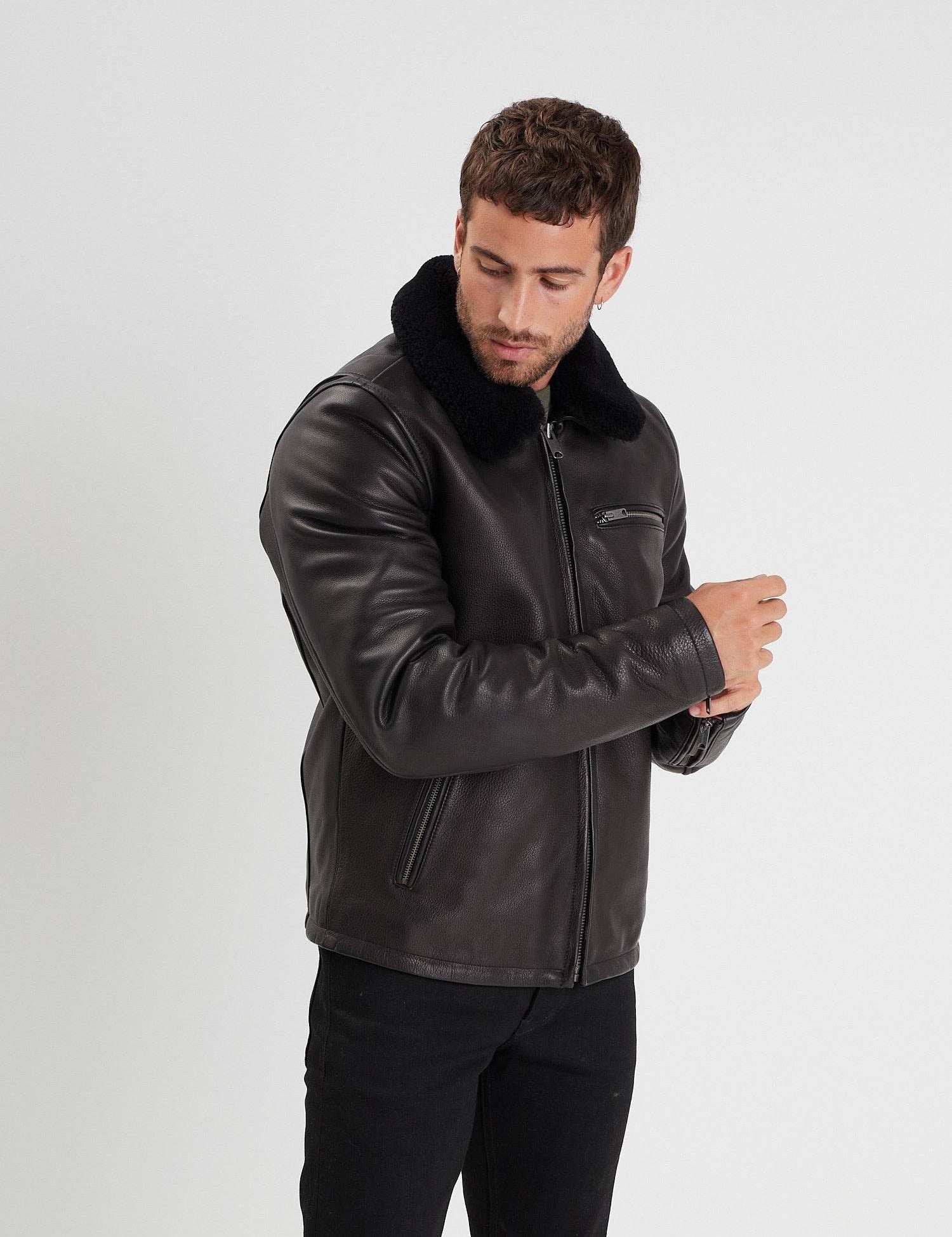 Asphalt - Blouson cuir homme - Accueil